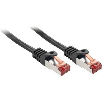 Lindy Cat.6 S/FTP 5m sieťový kábel Čierna Cat6 S/FTP (S-STP)