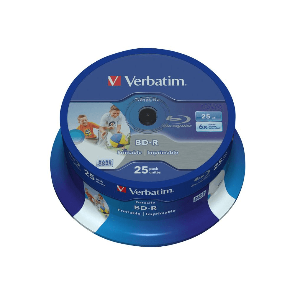 Verbatim 43811 zapisovateľný Blu-ray disk (BD) BD-R 25 GB 25 kusov