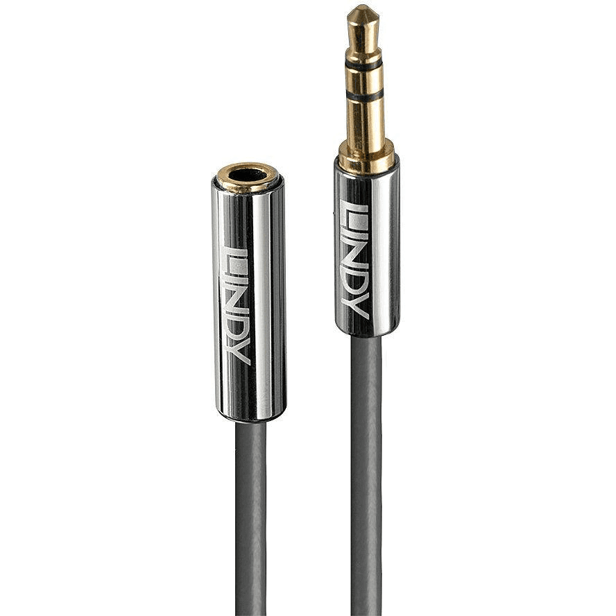 Lindy 35327 audio kábel 1 m 3.5mm Antracit