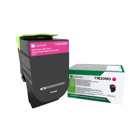 Lexmark 71B20M0 toner 1 kusov Originál Purpurová