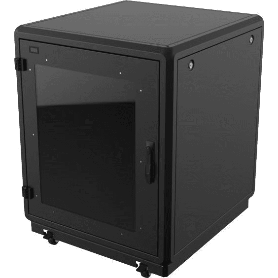 Lanview RDLAK16U758BL rack 16U Voľne stojací rack Čierna
