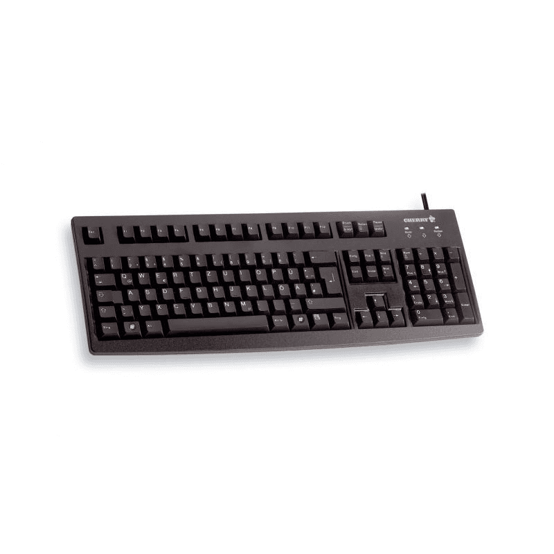 CHERRY G83-6105 klávesnica USB QWERTZ Nemecký Čierna