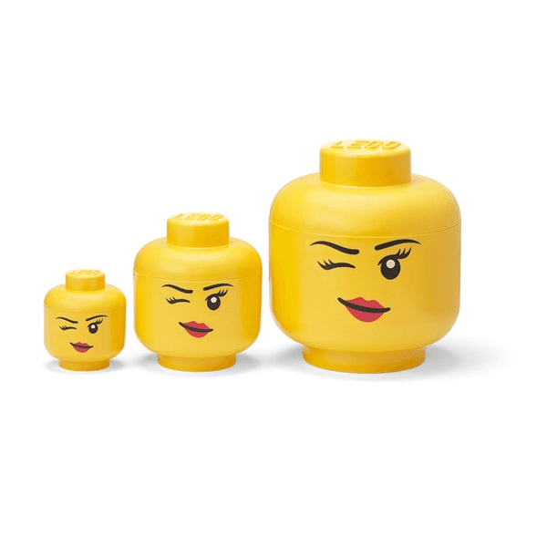 LEGO ZÁSOBNÍK HLAVA WHINKY OKO 3X L - S - XS