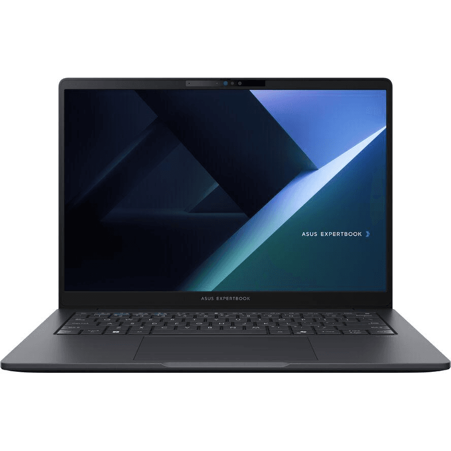 ASUS ExpertBook B3405CCA-LY0067X Intel Core Ultra 7 155H Laptop 35,6 cm (14") WUXGA 16 GB DDR5-SDRAM 512 GB SSD Wi-Fi 6E (802.11ax) Windows 11 Pro Nemecký Čierna, Šedá
