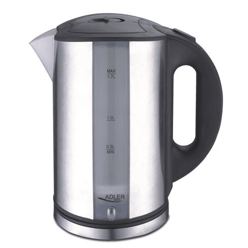 Rýchlovarná kanvica Adler 1,7 l AD1216 2200 W 1,7 l strieborná/sivá