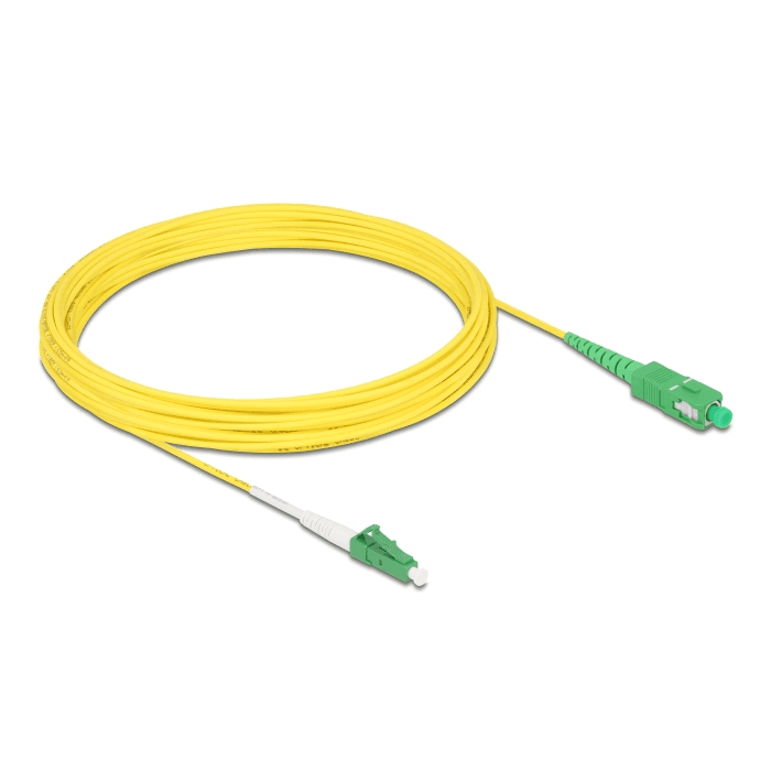 Optický kábel LC-APC na SC-APC Simplex Single-mode OS2 10m Delock 83876