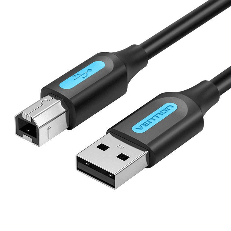 Vention COQBD USB kábel USB 2.0 0,5 m USB A USB B Čierna