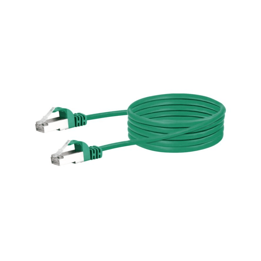 Schwaiger CKB6010 059 sieťový kábel 1 m Cat6 SF/UTP (S-FTP) Zelená