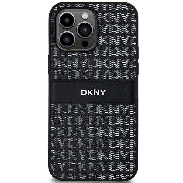 Zadný Kryt DKNY pre Samsung Galaxy S24+ Plus Leather Mono Stripe čierna