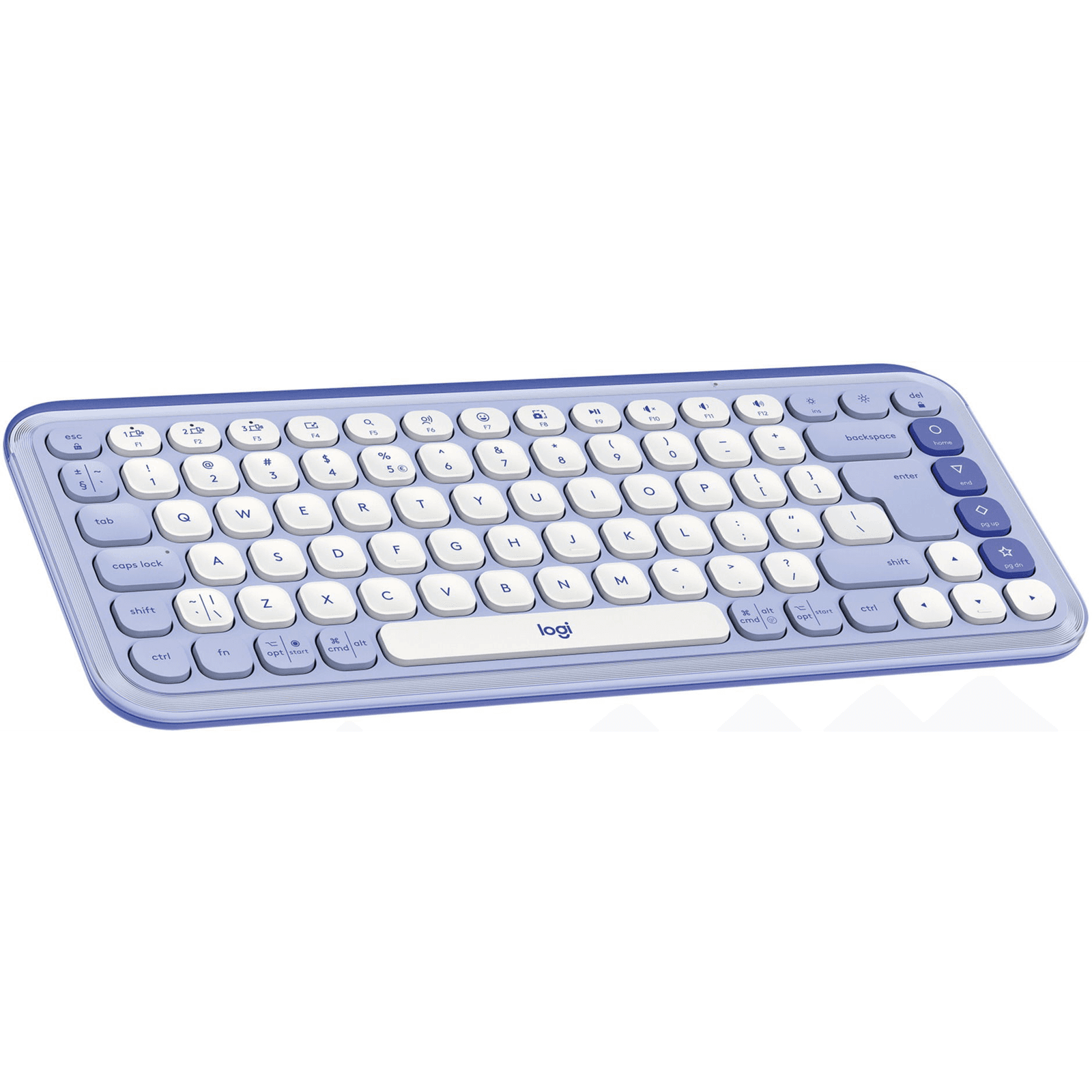 Logitech POP Icon Keys klávesnica Univerzálne Bluetooth QWERTY US International orgován, Biela