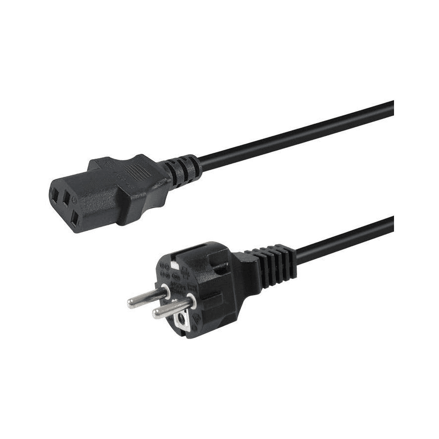 Equip 112111 napájací kábel Čierna 3 m CEE7/7 IEC C13