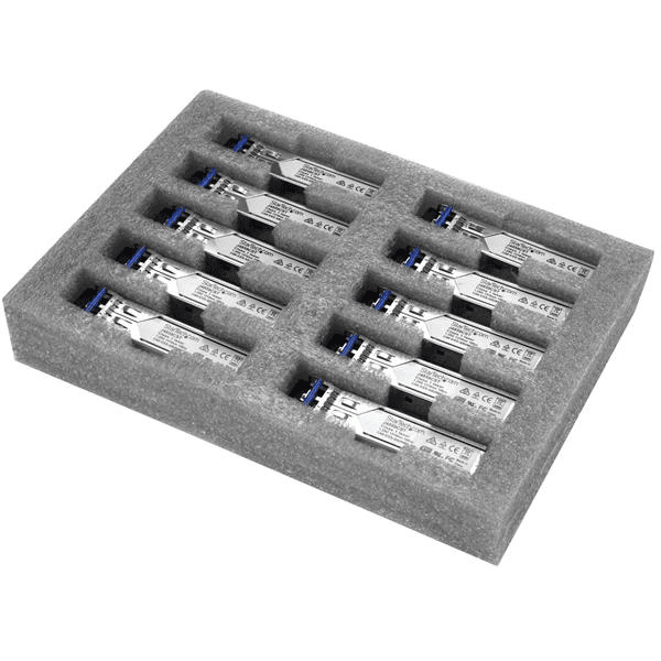 StarTech.com J4859C10PKST modul transcieveru Optické vlákno 1250 Mbit/s SFP 1310 nm