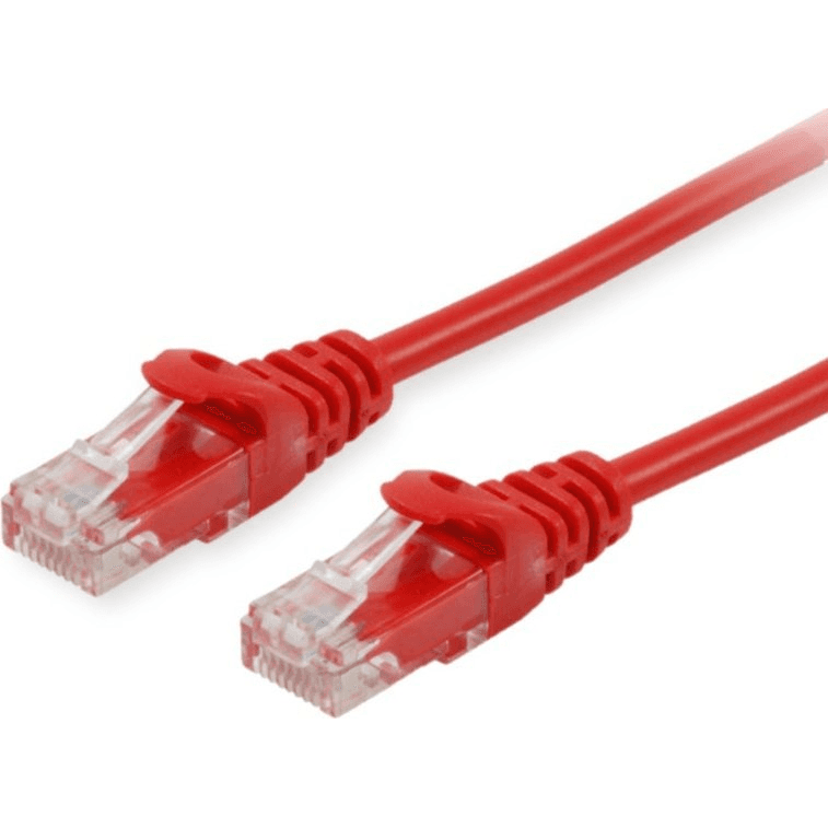 Equip 603121 sieťový kábel Červená 0,15 m Cat6a U/UTP (UTP)