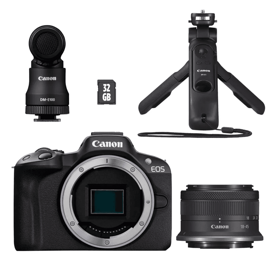 Canon EOS R50 Mirrorless Camera Content Creator Kit MILC 24,2 MP CMOS 6000 x 4000 px Čierna