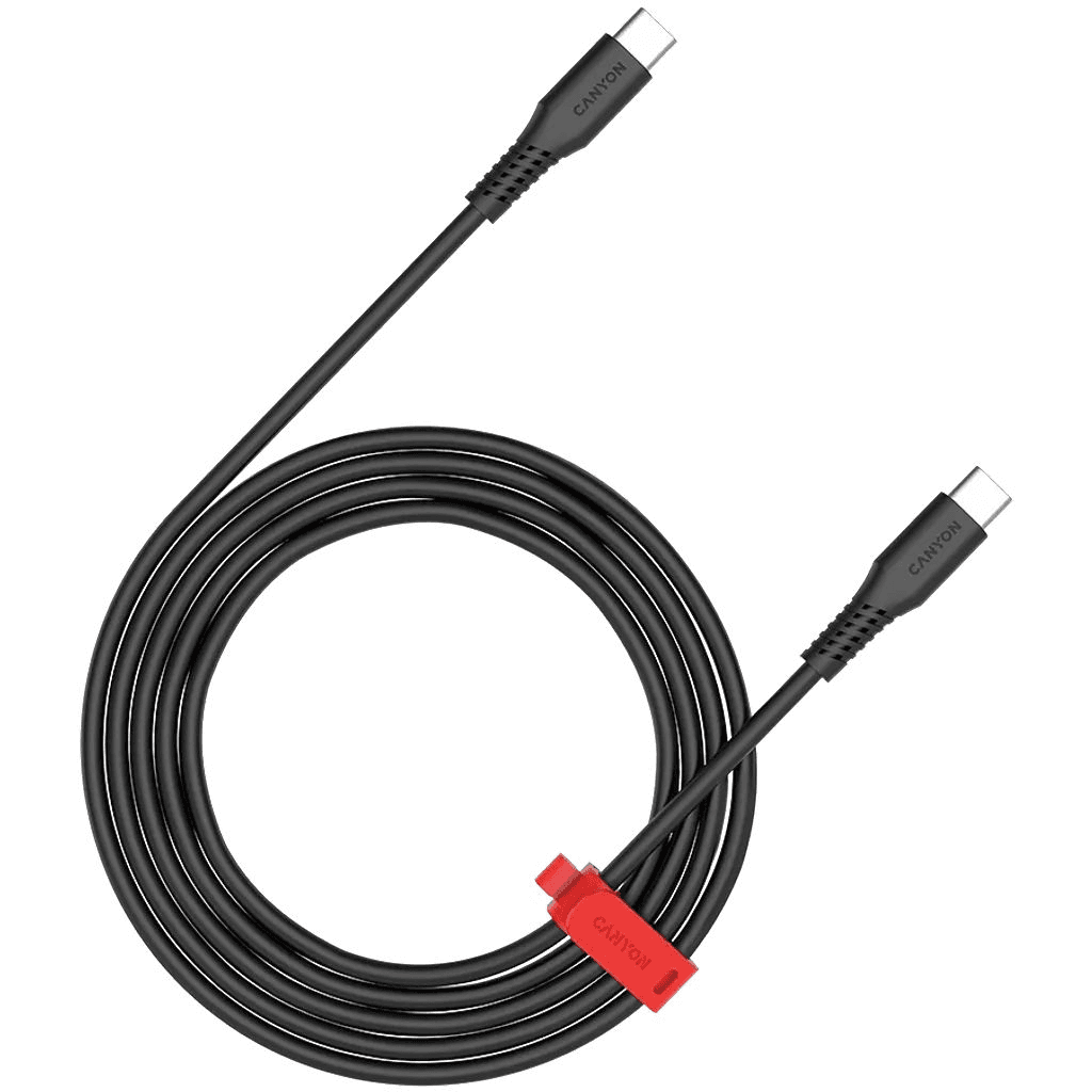 Kábel Canyon USB typ C - USB typ C 1,2 m čierny