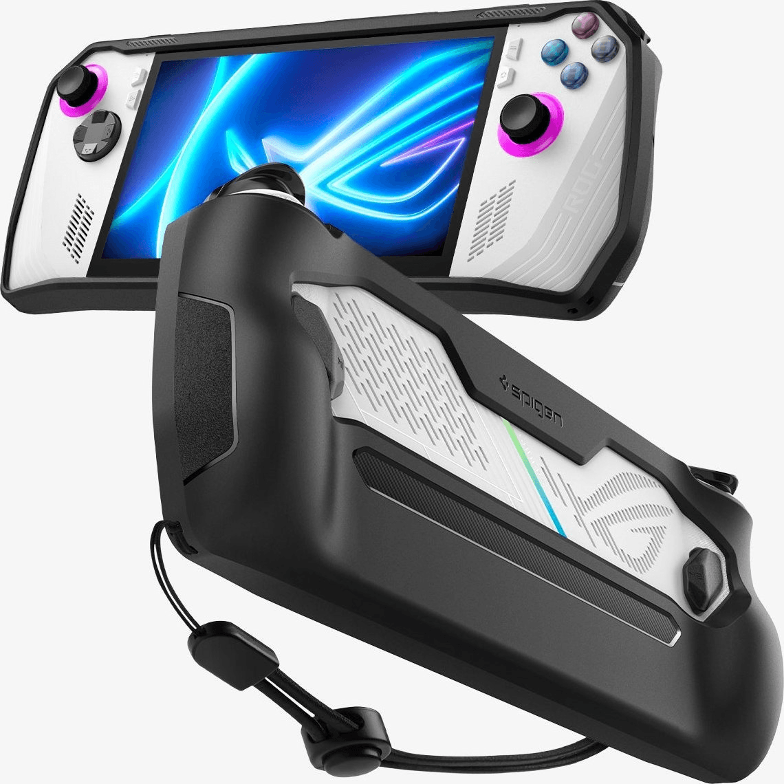 Puzdro SPIGEN Rugged Armor Kryt Matte Black pre ASUS ROG Ally, Obal