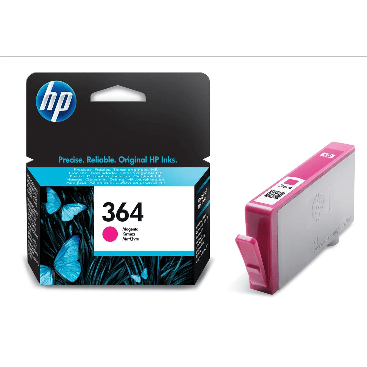 HP 364 Magenta Original Ink Cartridge atramentová náplň 1 kusov Štandardná výťažnosť