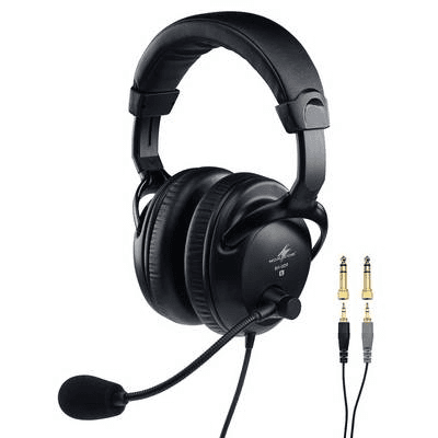 Štúdiové slúchadlá okolo uší Monacor BH-009
