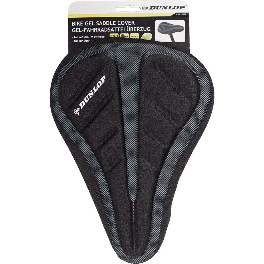 Gélová podložka na sedlo bicykla obal Dunlop 28x20cm