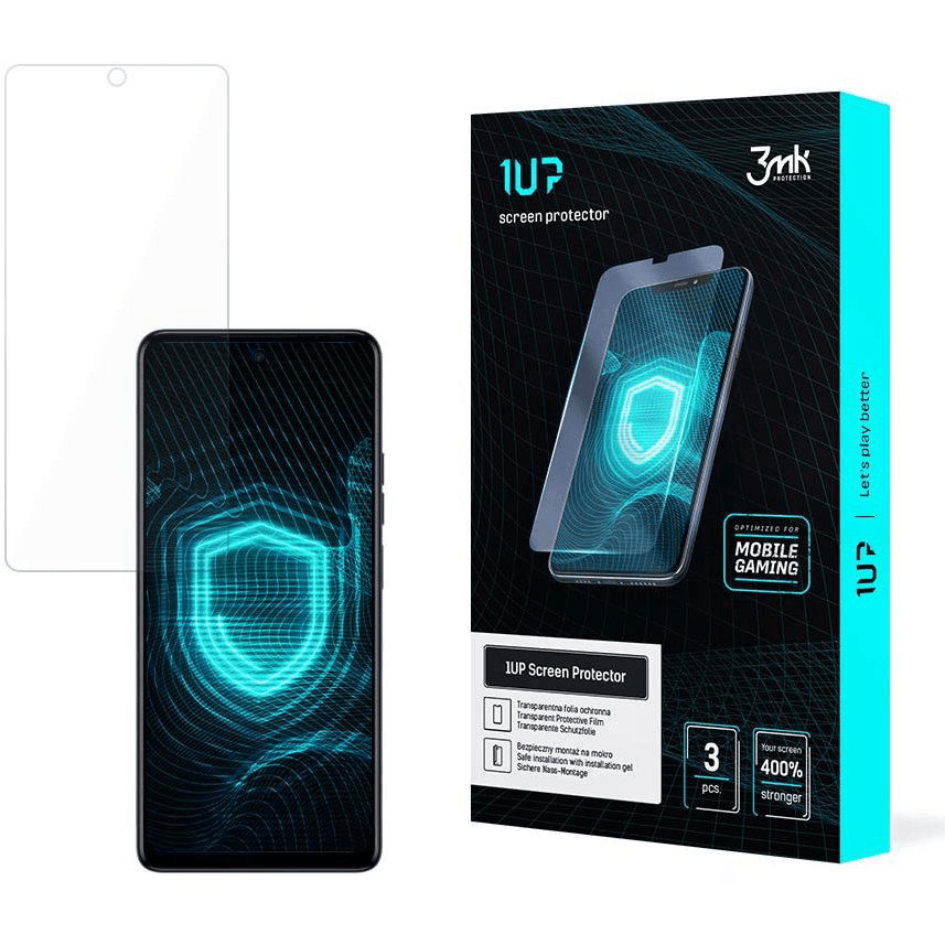 3x Hydrogélová ochranná fólia 3mk 1UP pre Motorola Moto G06/G06 Power