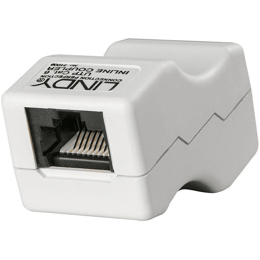 Lindy 34009 káblová redukcia RJ45 Šedá