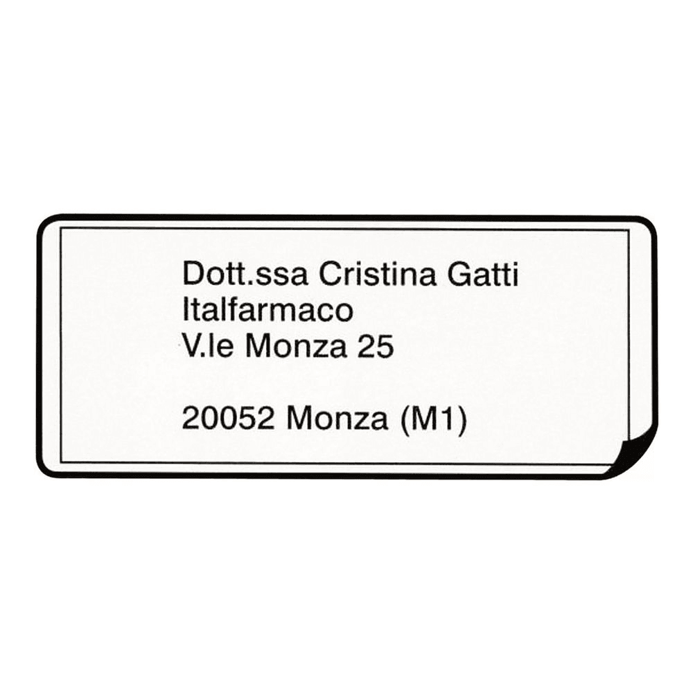 Brother DK-11208 páska na tvorbu štítkov Čierna na bielej