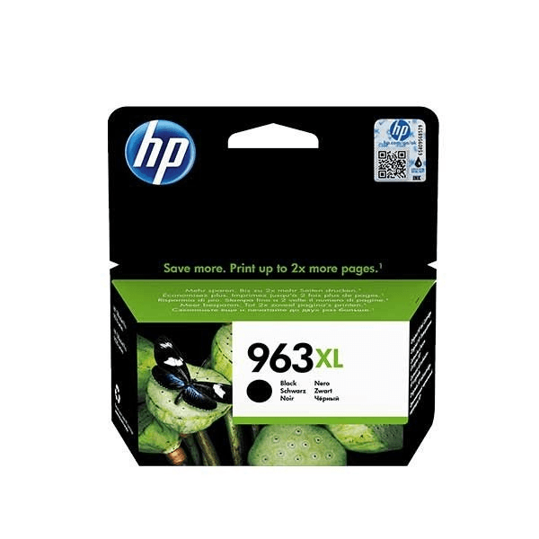 HP 963XL High Yield Black Original Ink Cartridge atramentová náplň 1 kusov Originál Vysoký (XL) výnos
