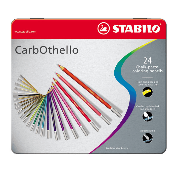 STABILO CarbOthello Viacfarebný 24 kusov
