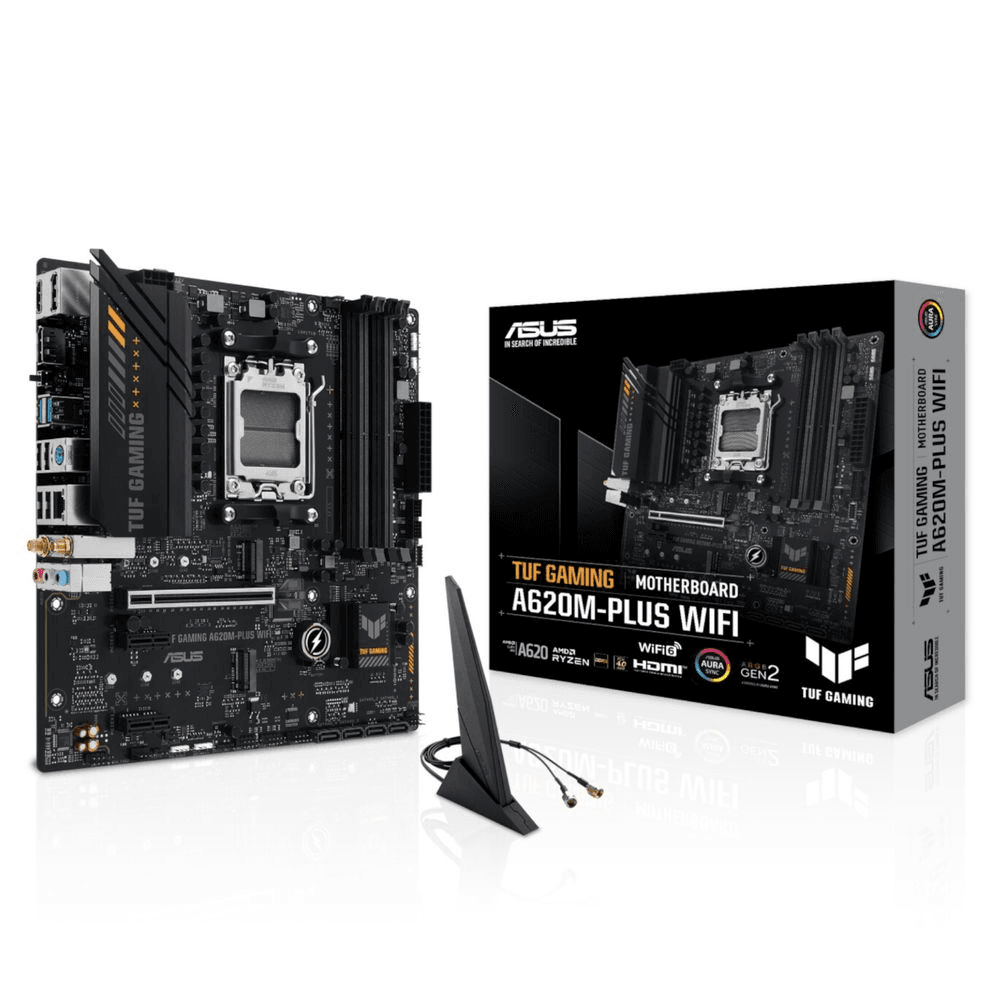 ASUS TUF GAMING A620M-PLUS WIFI AMD A620 Pätica AM5 micro ATX