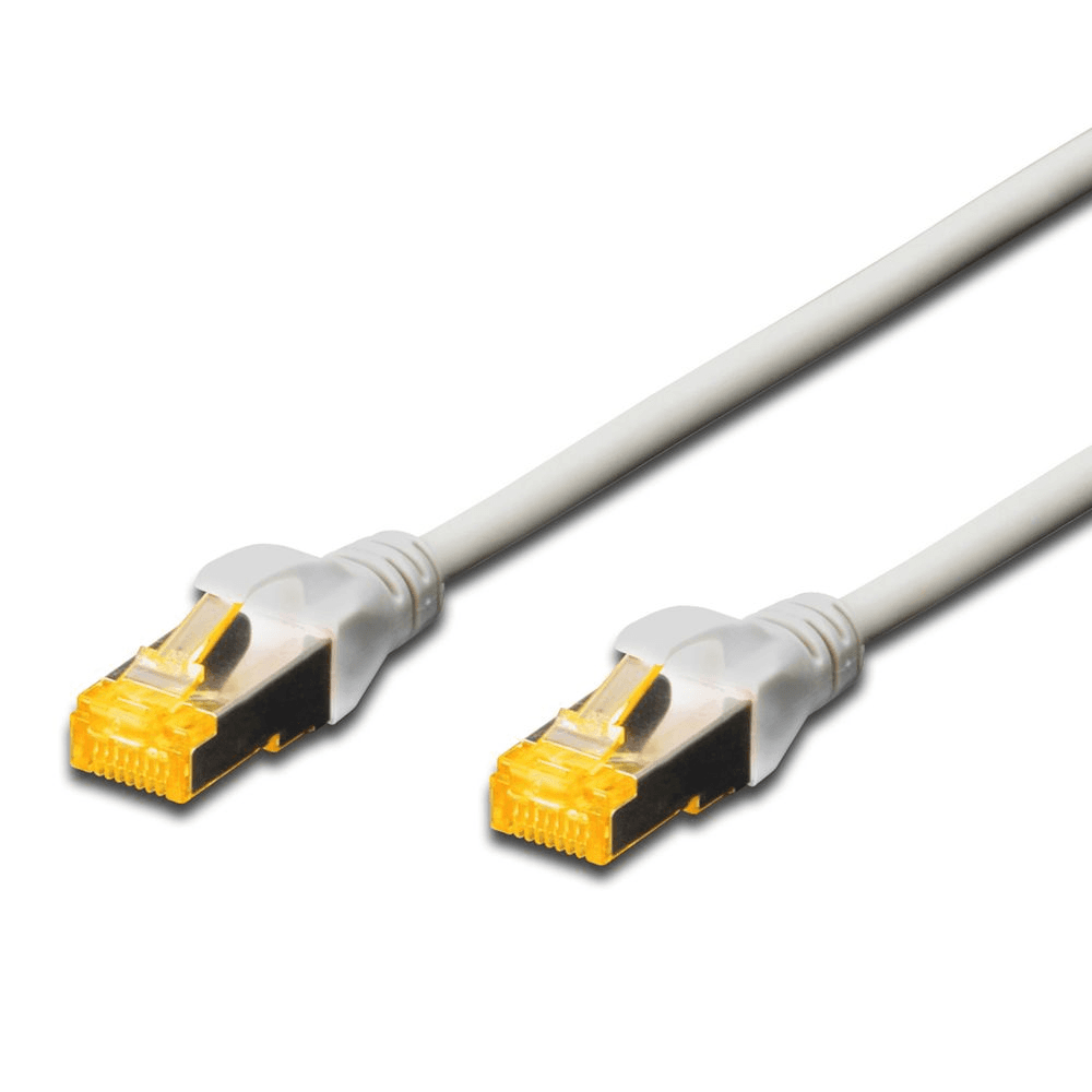 Patchcord S/FTP 6a Digitus RJ45 / RJ45 10 m sivá