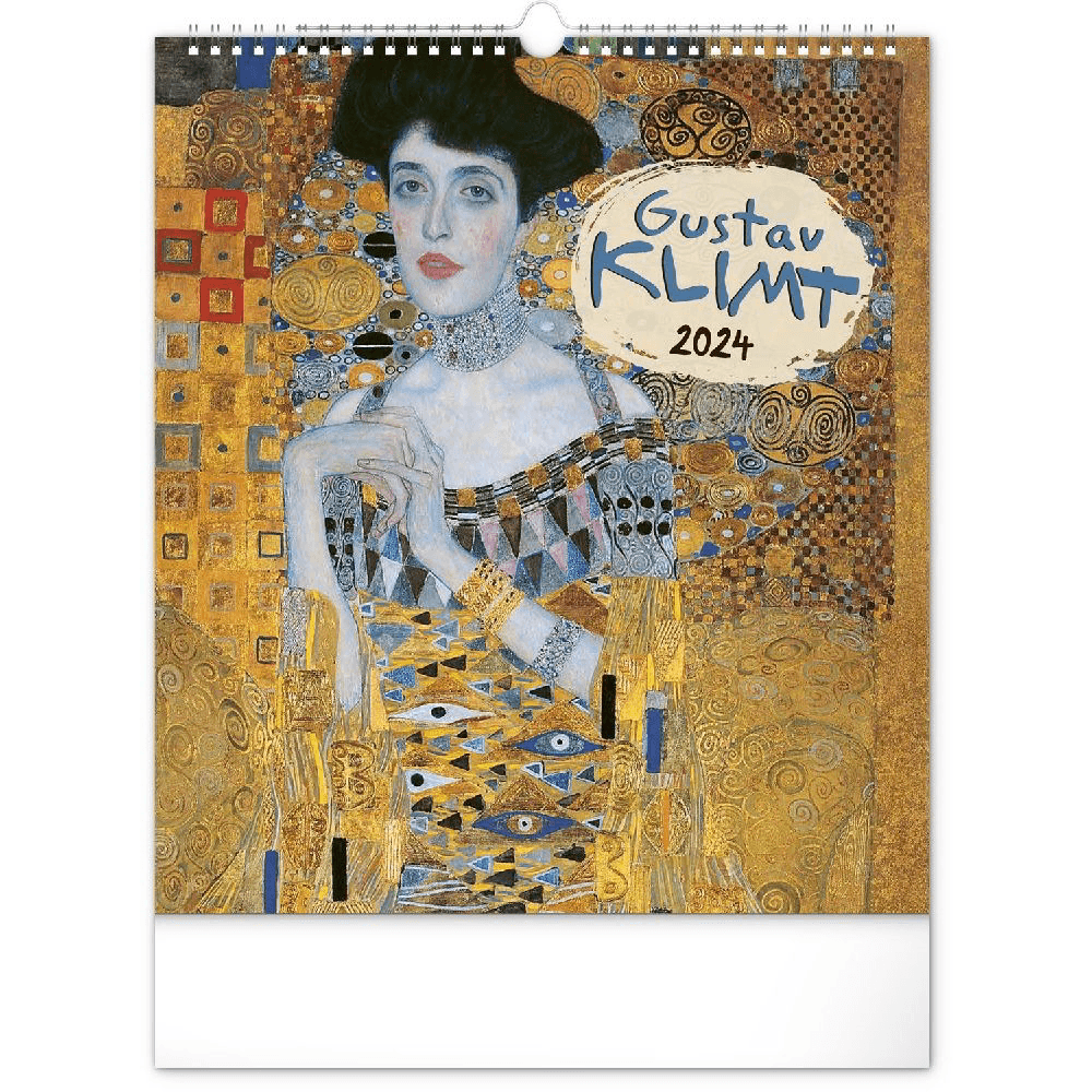 Nástenný kalendár Gustav Klimt 2024, 30 × 34 cm