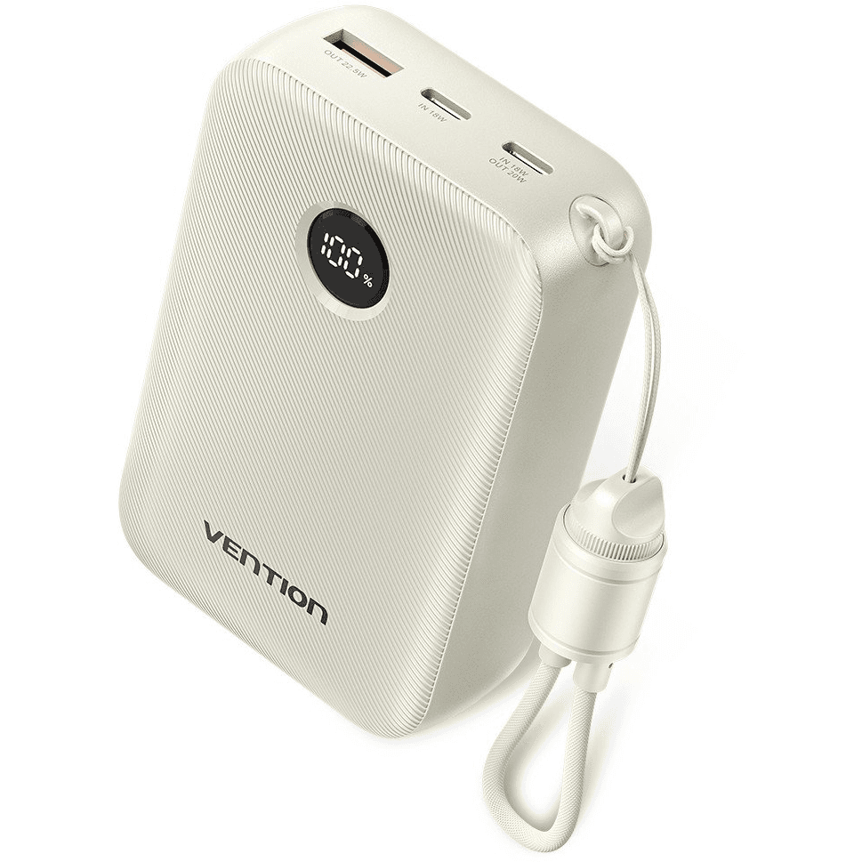 Powerbanka Vention 20000 mAh béžová