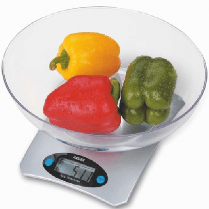 Kuchynská váha Haeger KS-05B.002B 5 kg čierna