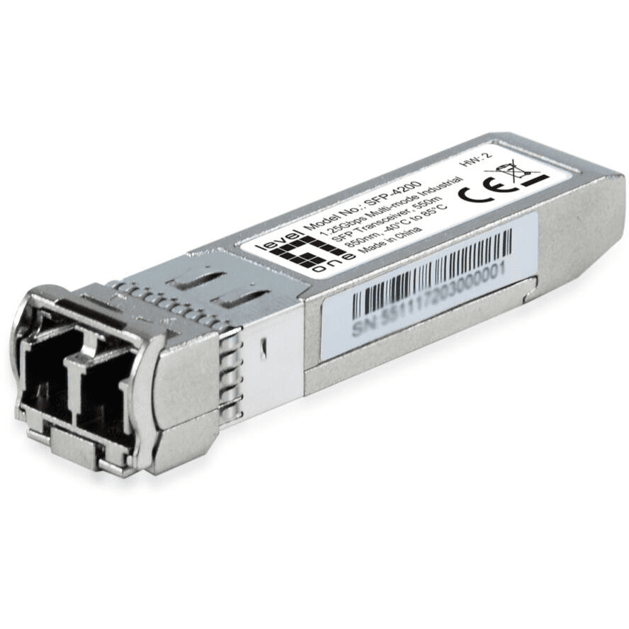 LevelOne SFP-4200 modul transcieveru Optické vlákno 1250 Mbit/s 850 nm