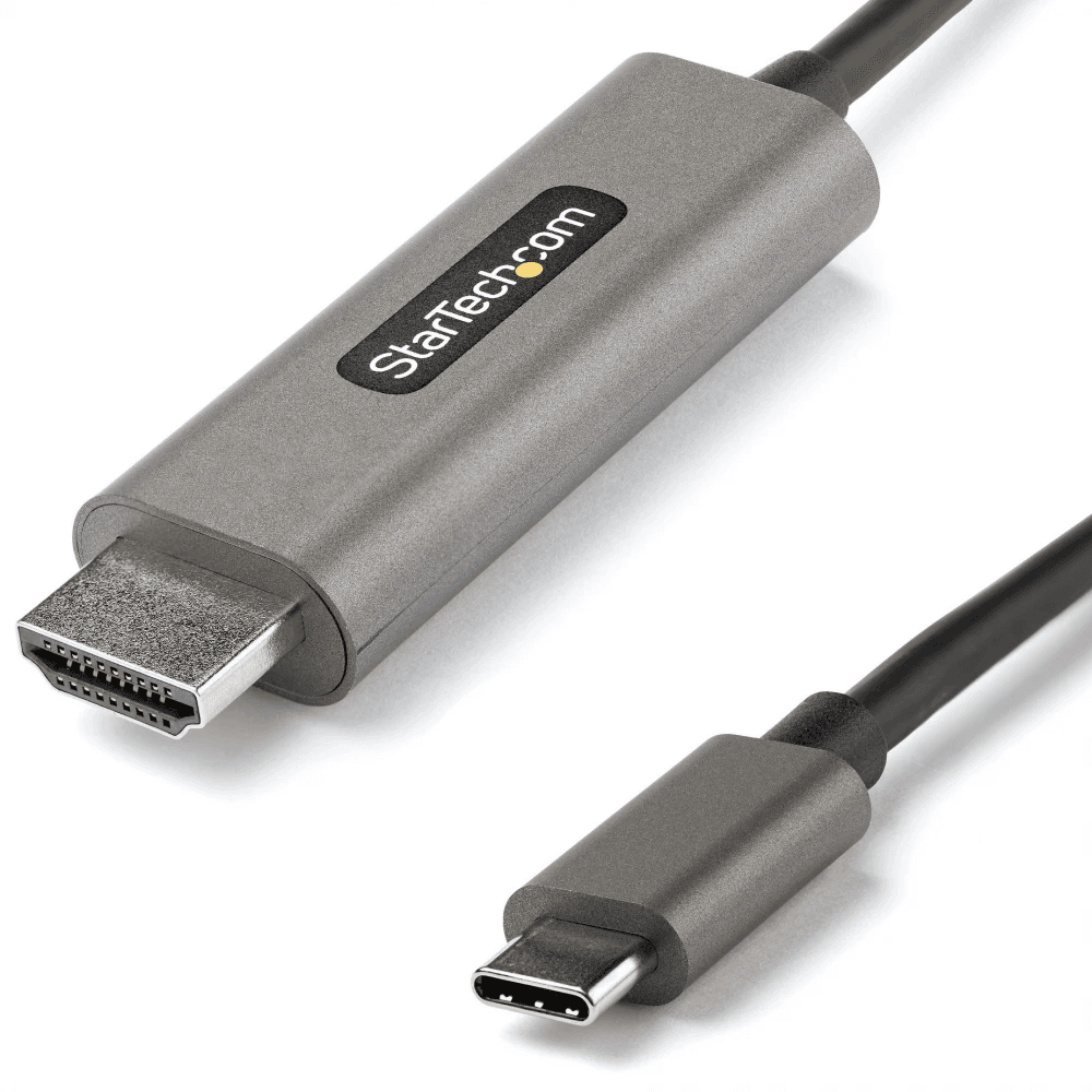 StarTech.com CDP2HDMM5MH adaptér na video kábel 5 m Typ HDMI (štandard) USB Typ-C Čierna, Strieborná