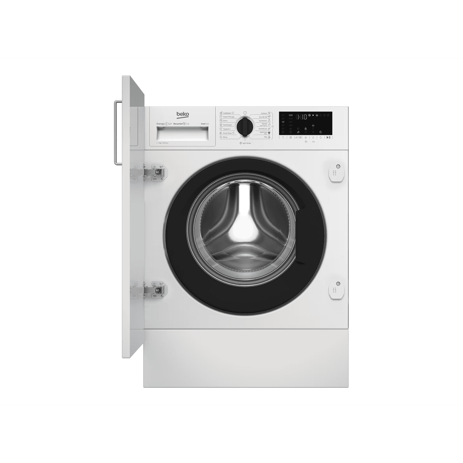Vstavaná práčka Beko B3WBT671415W 7kg 1200 ot. Para SteamCure Inverter