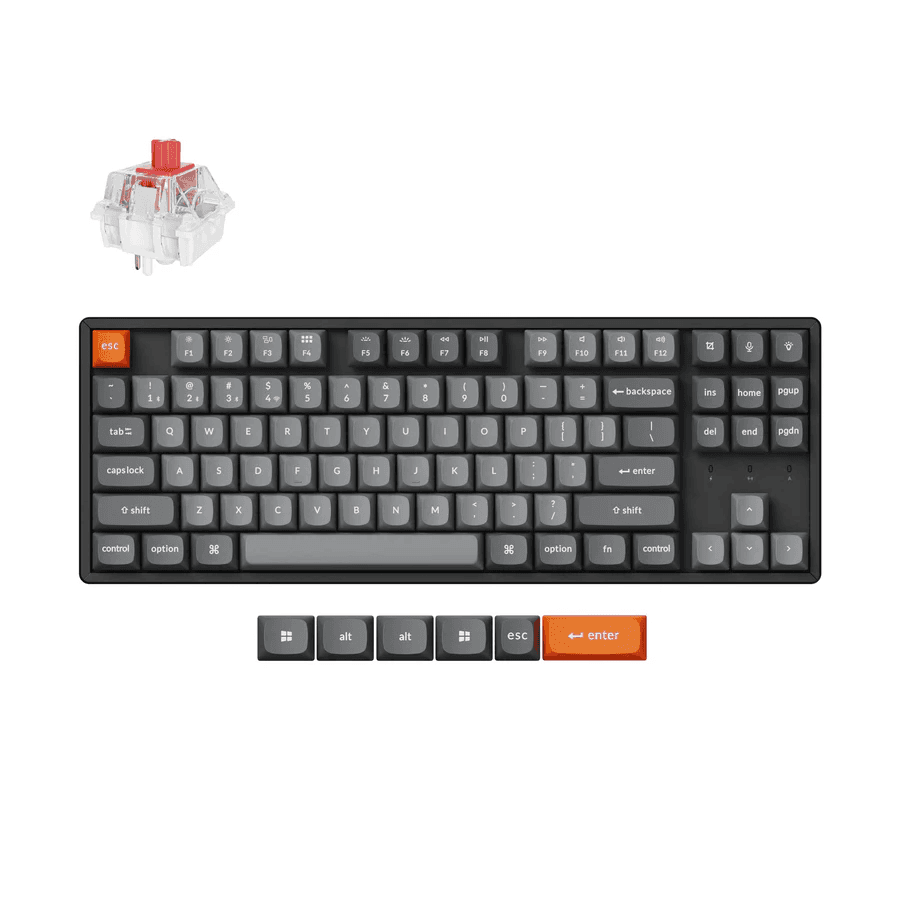 Keychron K8 Max bezdrôtová mechanická klávesnica RGB Hot-Swap K8M-J1