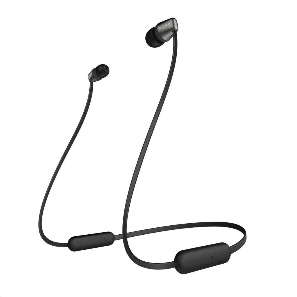 Sony WI-C310 Slúchadlá s mikrofónom Bezdrôtový Do ucha, Náramok na krk Hovor / hudba Bluetooth Čierna