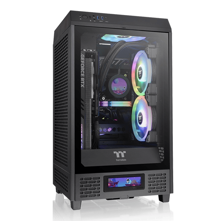 Skrinka Thermaltake The Tower 200 Mini Tower, zelená