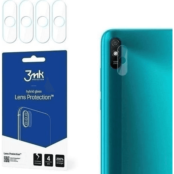 Hybridné sklo 3MK pre Xiaomi Redmi 9A, 4 ks
