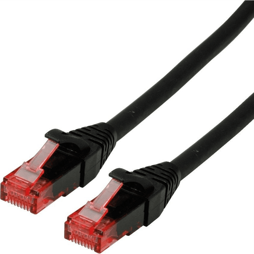 Patch kábel Roline U/UTP 6 RJ45 / RJ45 1,5 m čierny