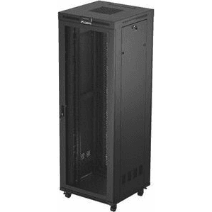 47U | 800x800 mm skriňa RACK 19 | perforovaná | do 1200 kg | s LCD