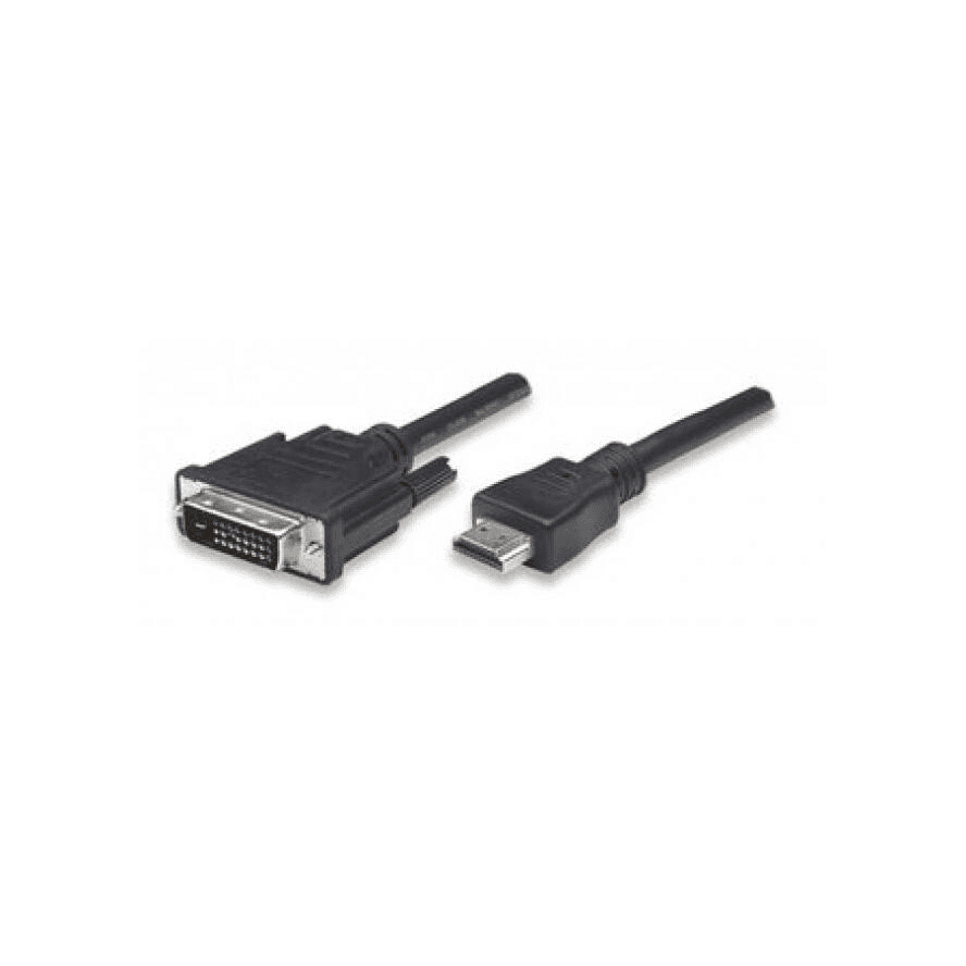 Techly 3.0m HDMI - DVI-D M/M 3 m Čierna