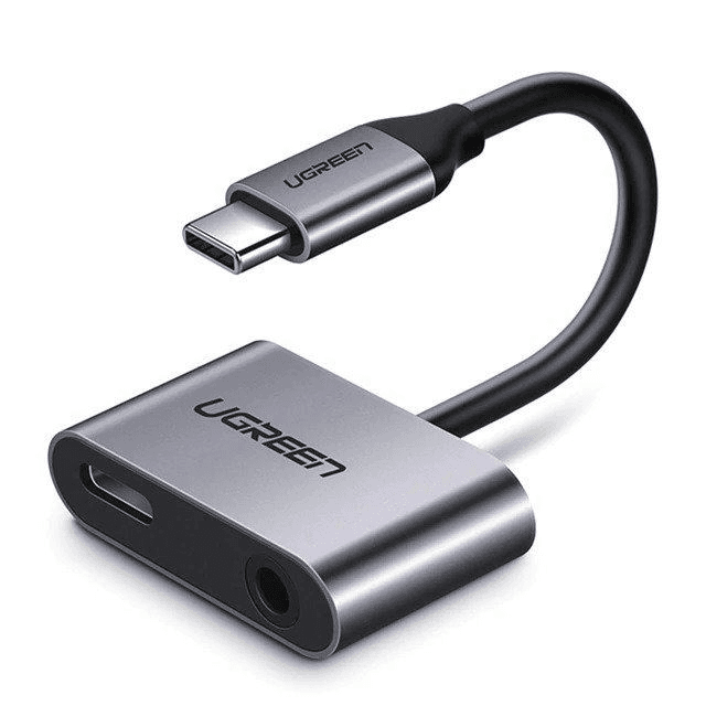 Ugreen 50596 hub USB 3.2 Gen 1 (3.1 Gen 1) Type-C Čierna, Kovová