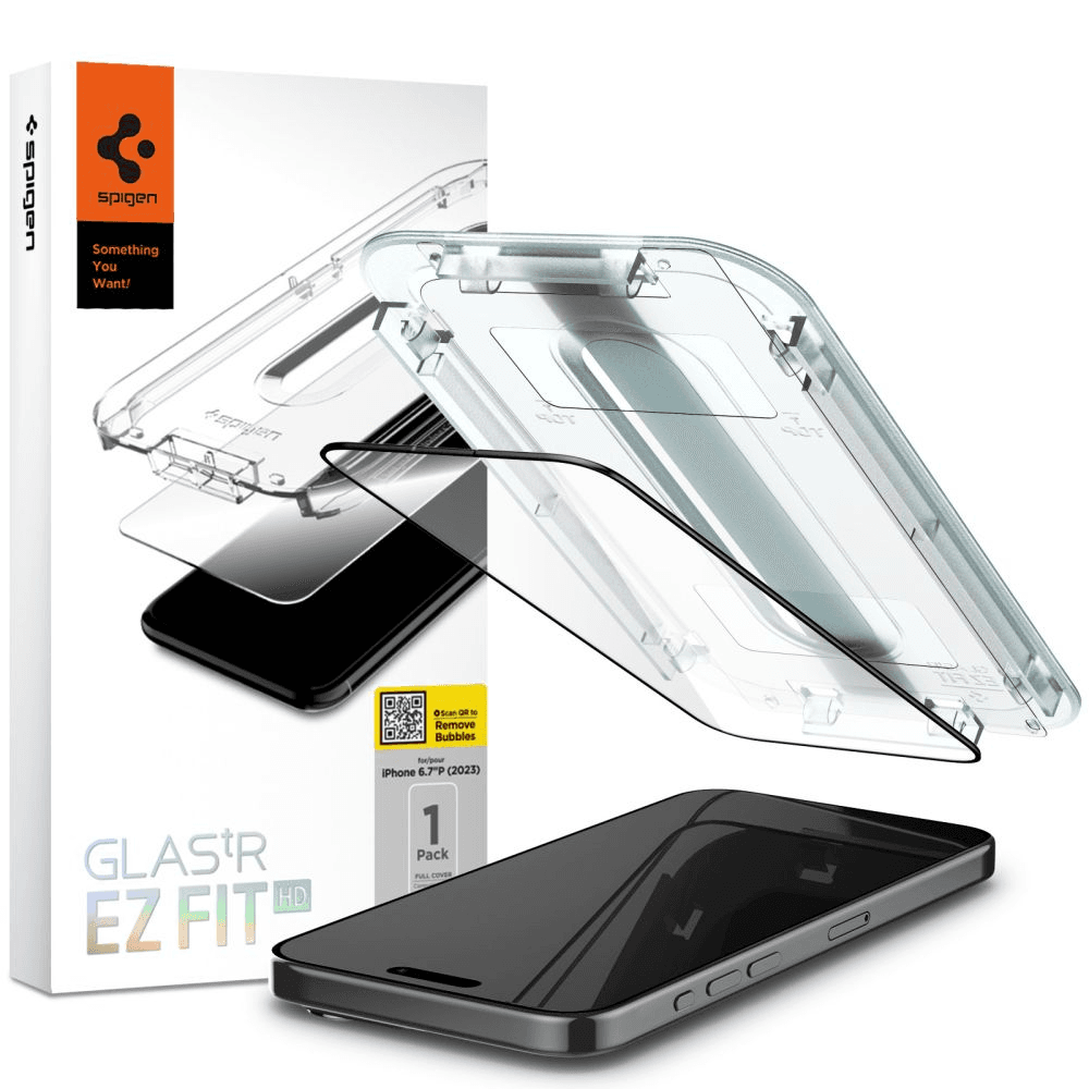 Tvrdené sklo Spigen pre Apple iPhone 15 Pro Max 1 ks