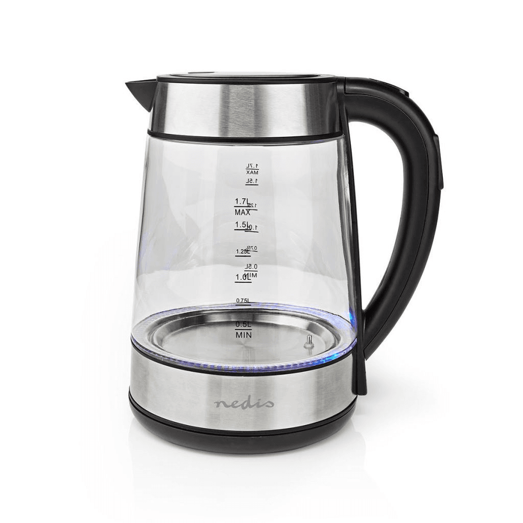 Rýchlovarná kanvica Nedis KAWK320EGS 2200 W 1,7 l transparentná