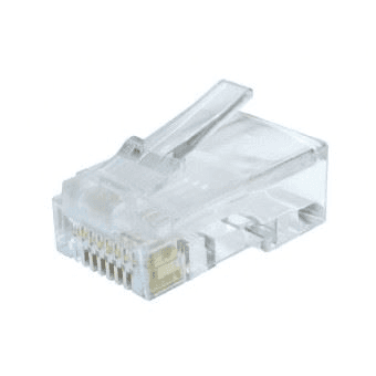 Konektory RJ45 Gembird LC-8P8C-002/50 transparentné 10 ks