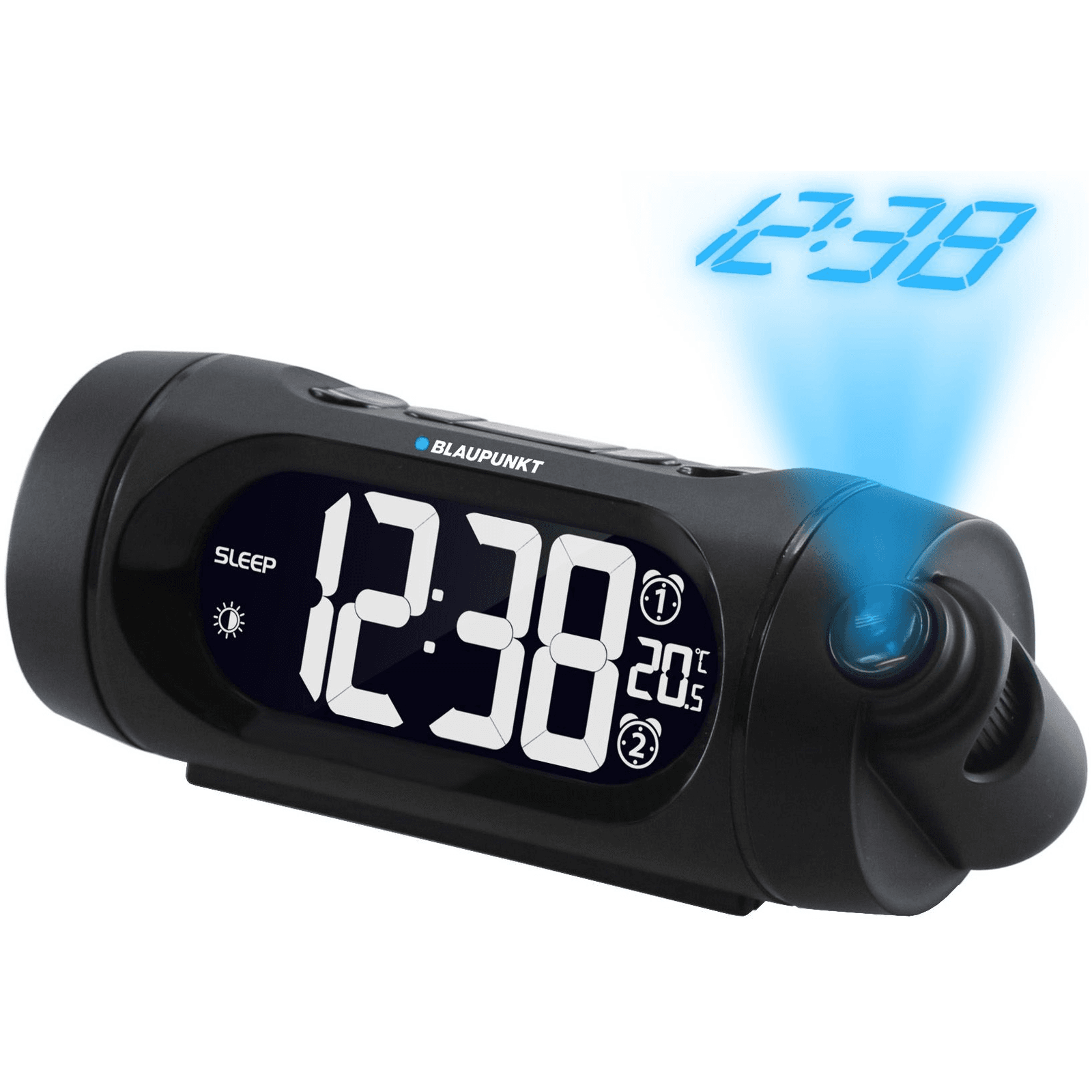 Rádiobudík Blaupunkt CRP9BK s FM tunerom, 10 predvolieb, projekcia času