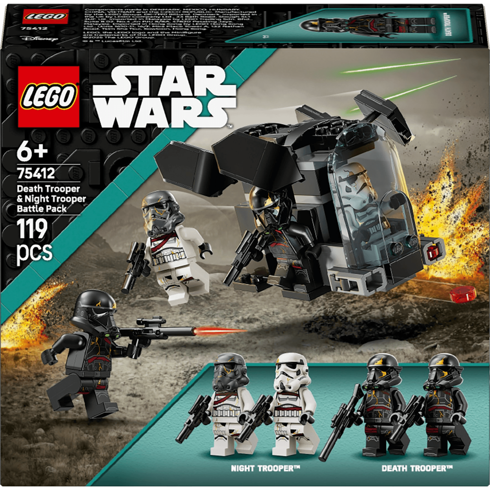 LEGO Star Wars 75412 Bojový balíček: Death Trooper a Night Trooper