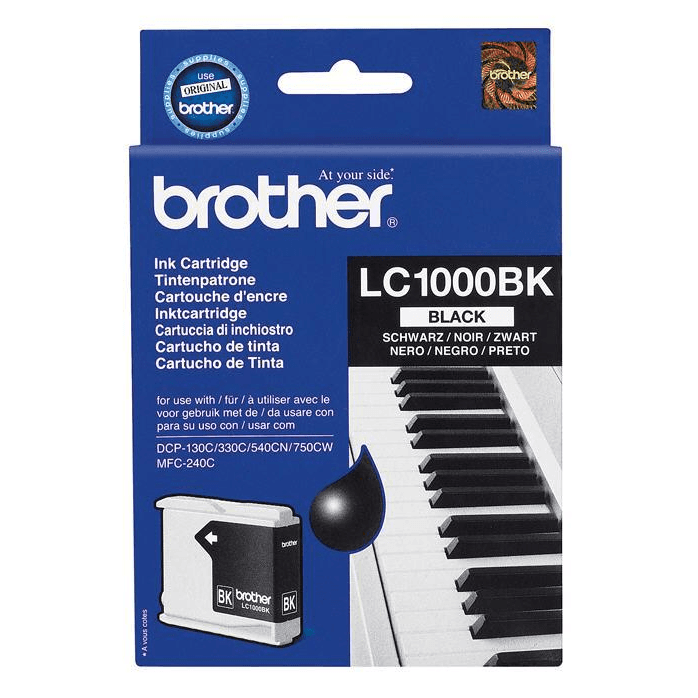 Brother LC-1000BK atramentová náplň 1 kusov Originál Čierna